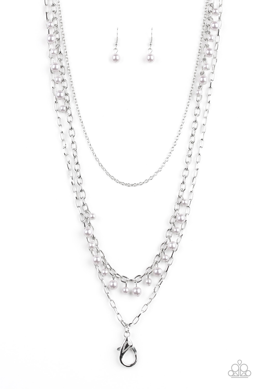 Paparazzi Accessories: Pearl Pageant - Silver | Paparazzi Accessories