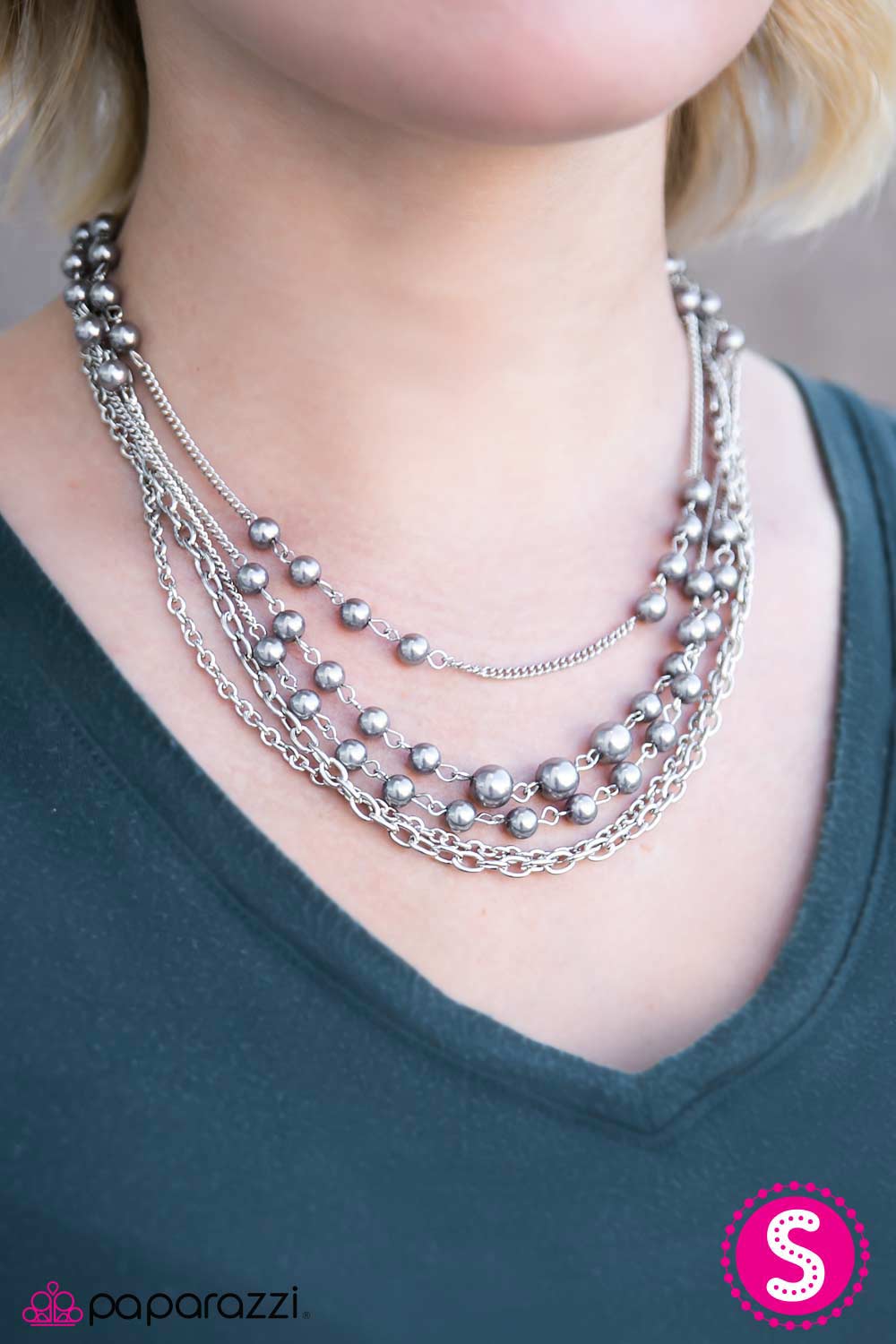 Paparazzi Accessories Pearls Are Always Appropriate Silver