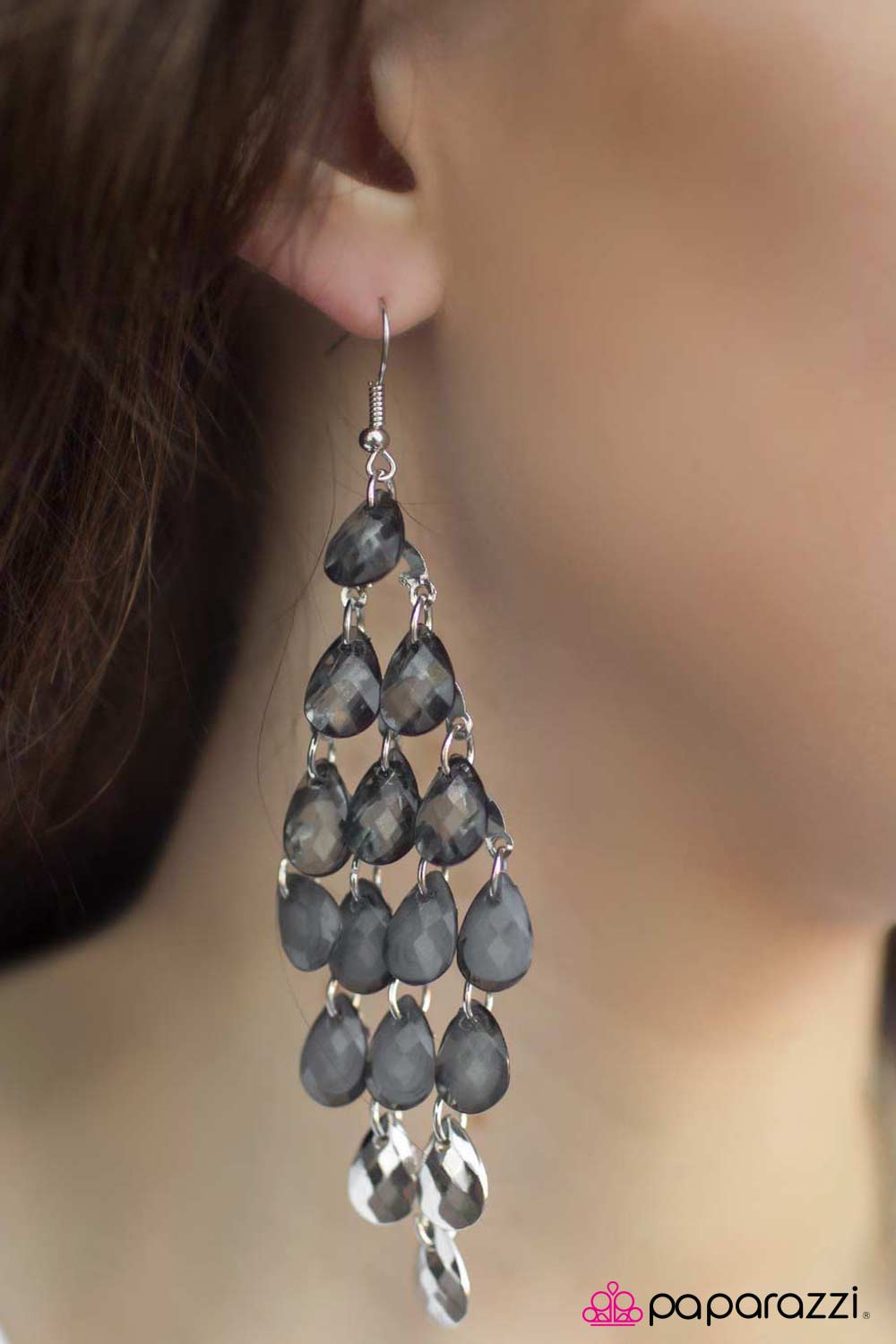 paparazzi silver dangle earrings