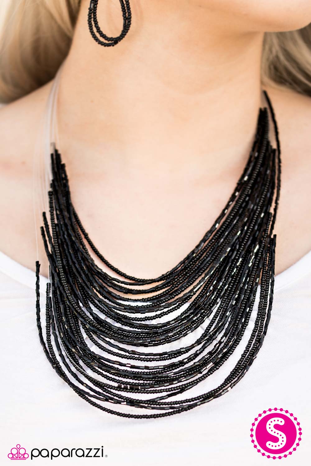 Black Seed Bead Necklace Images Black Seed Bead Necklace Images Paparazzi Accessories Starlight Serenade Jpg