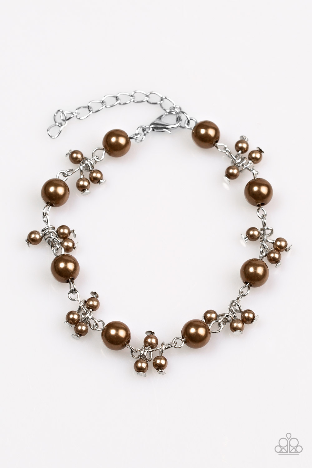 Paparazzi Accessories Posh In Pearls Brown Paparazzi Accessories