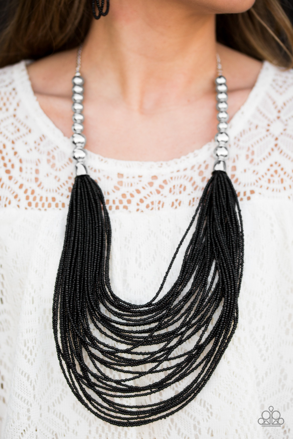 Paparazzi Accessories Bead Brave Black