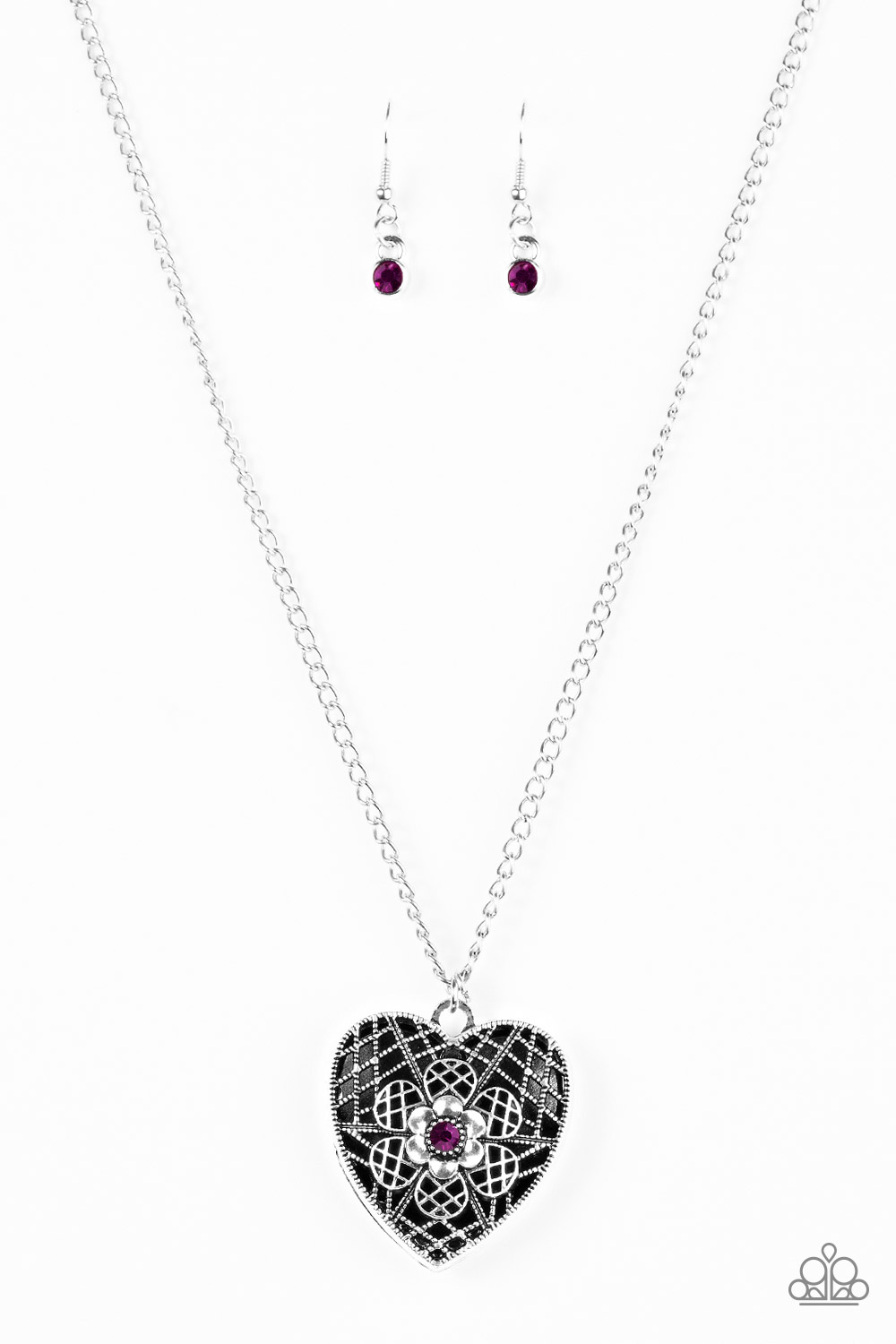 Paparazzi Accessories Under Locket And Key Purple - purple key necklace roblox