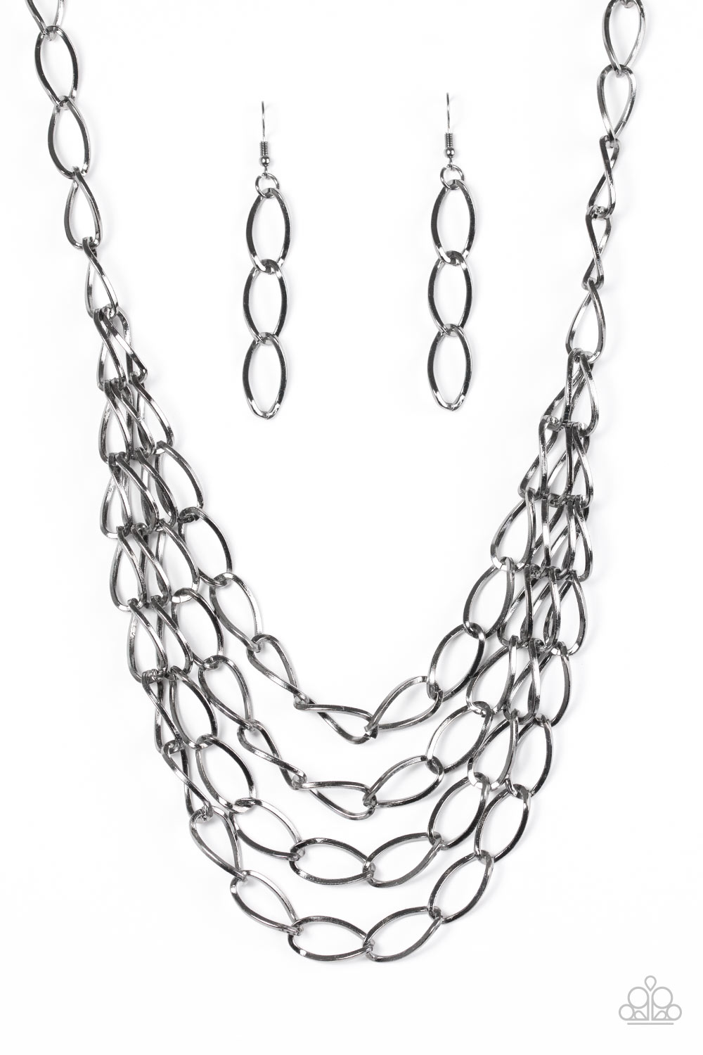 Paparazzi Accessories: Chain Reaction - Black