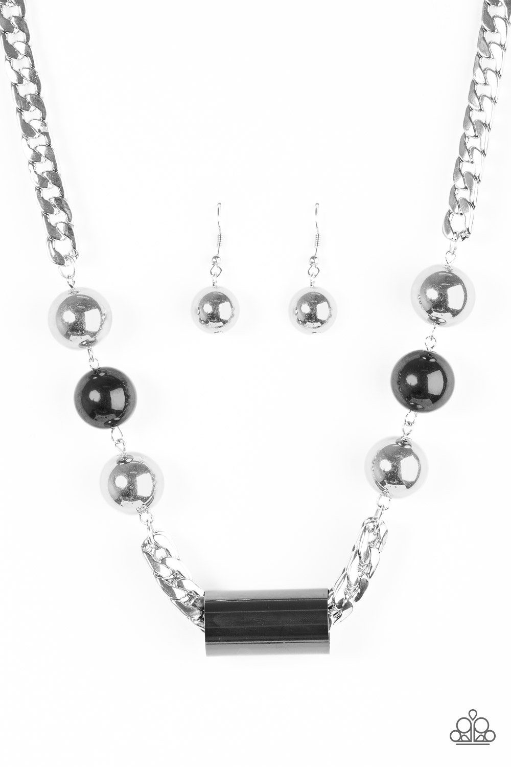 Paparazzi Accessories All About Attitude Silver Paparazzi Accessories 3888