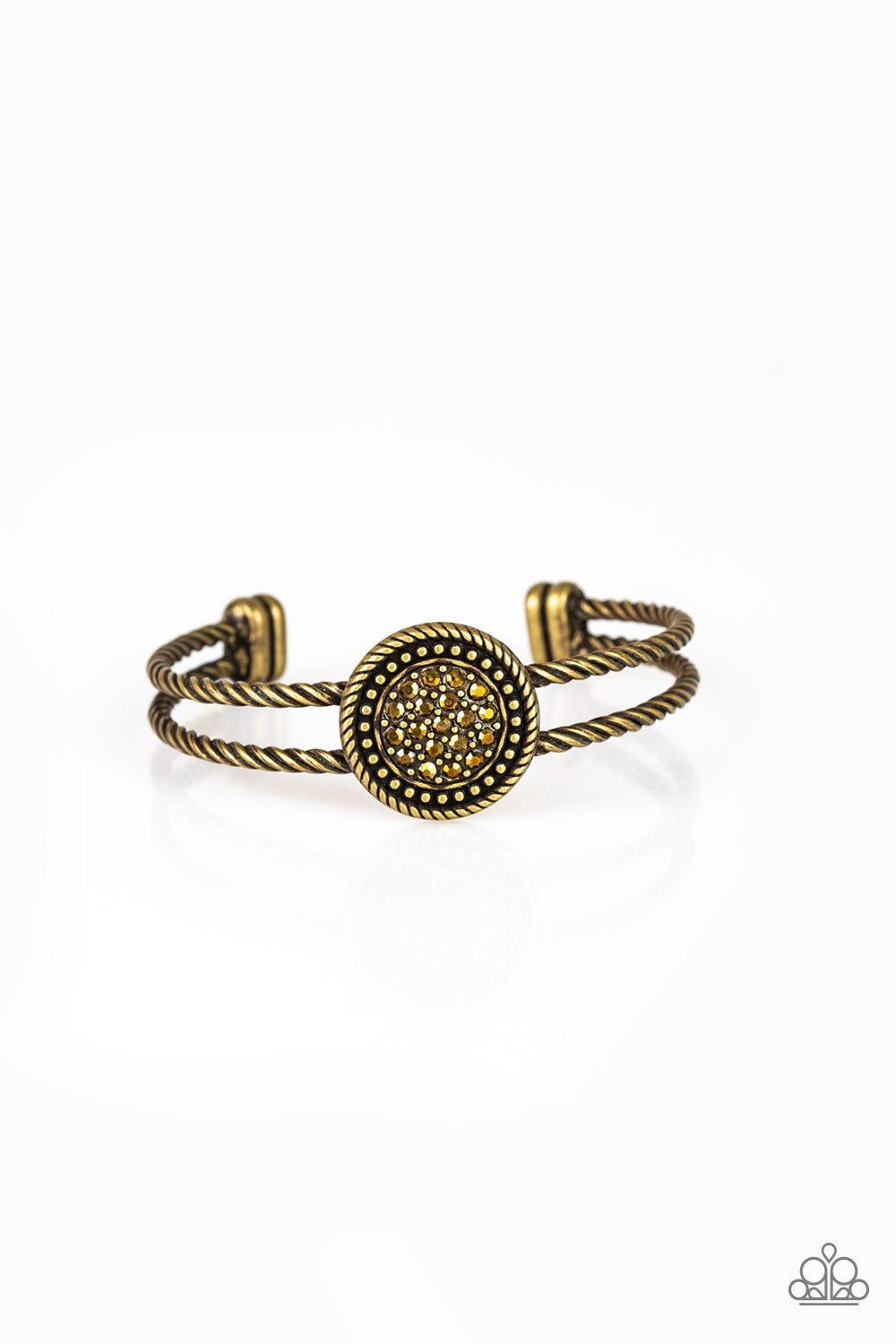 Paparazzi Accessories: Definitely Dazzling - Brass | Paparazzi Accessories