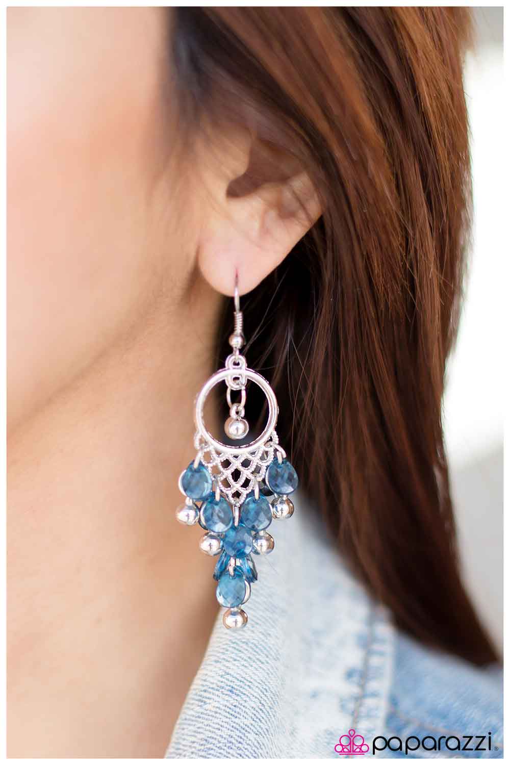 Paparazzi Accessories Daydreaming Blue Earring Paparazzi Accessories
