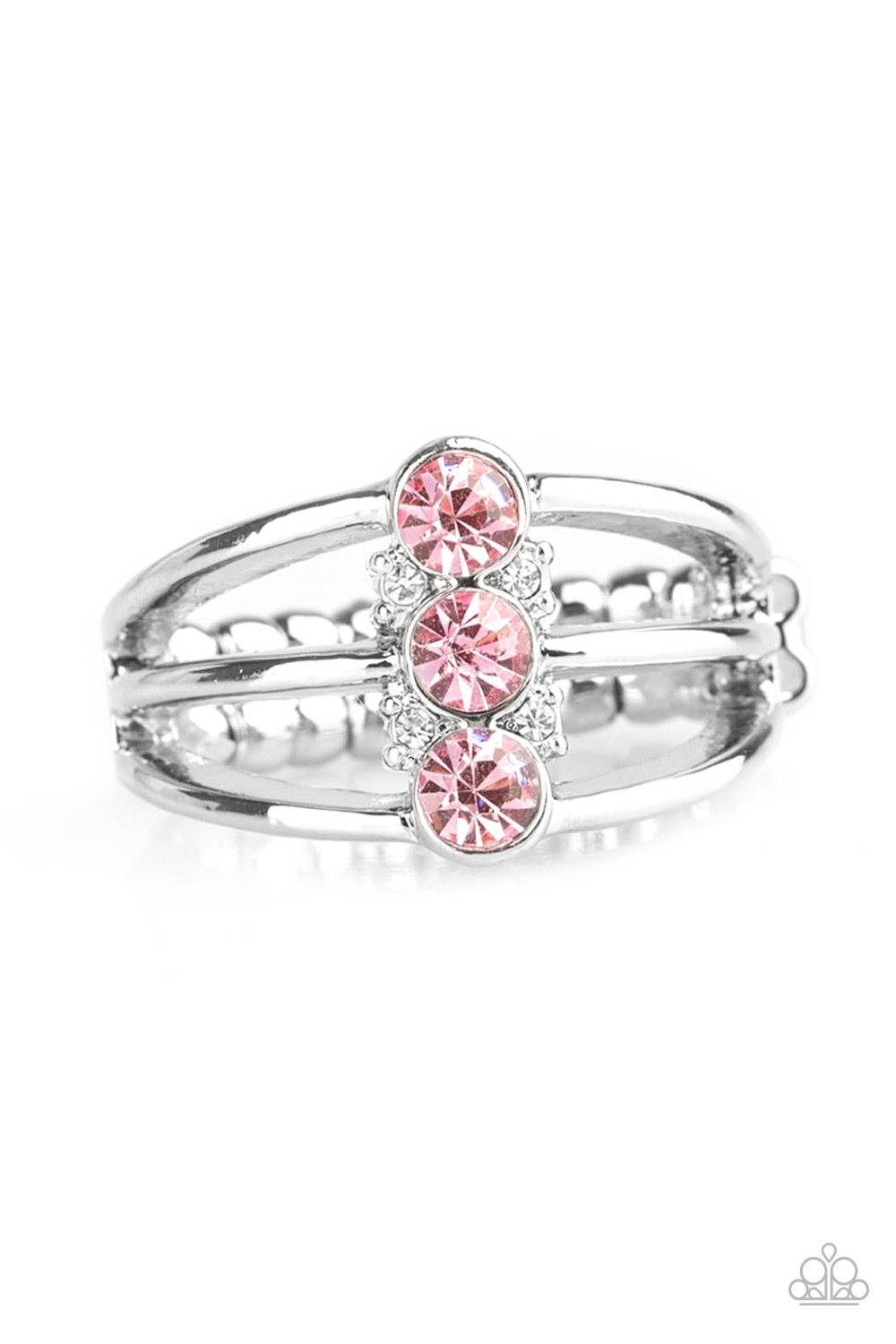 Paparazzi Accessories: Triple Crown Winner - Pink | Paparazzi Accessories