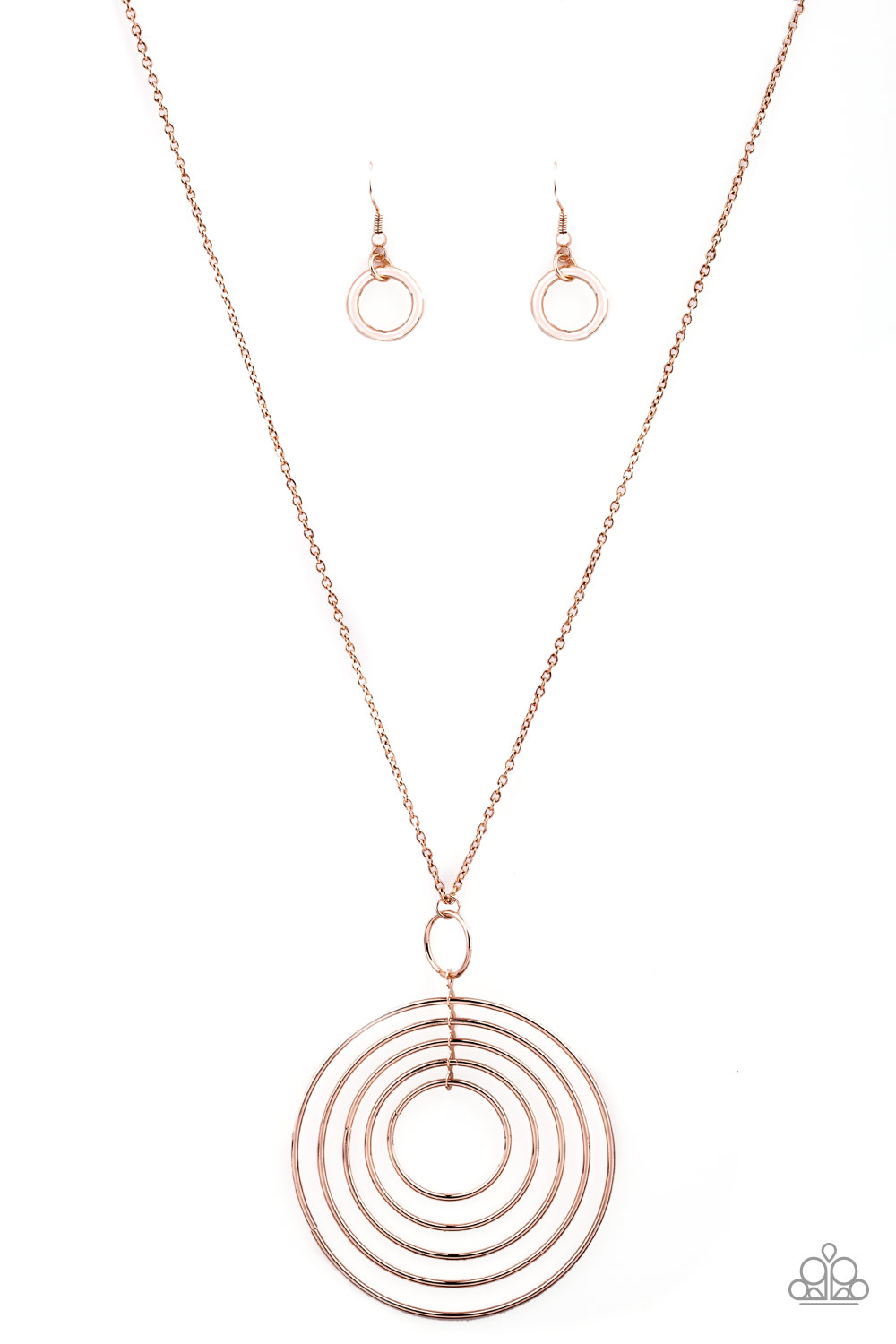 paparazzi rose gold necklace