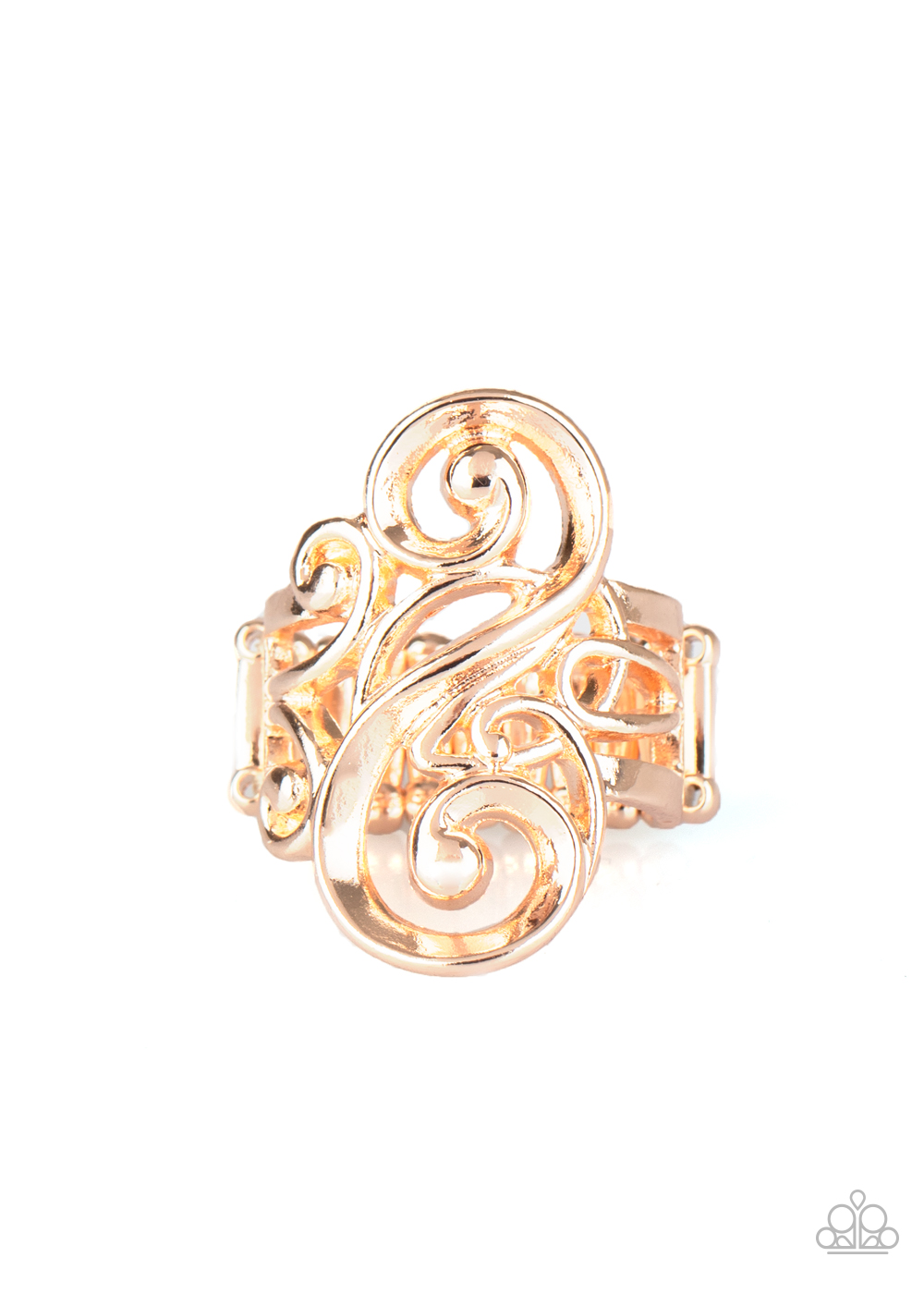 paparazzi-accessories-musical-motif-rose-gold-paparazzi-accessories