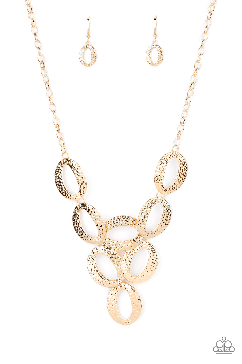 Paparazzi Accessories: OVAL The Limit - Gold | Paparazzi Accessories