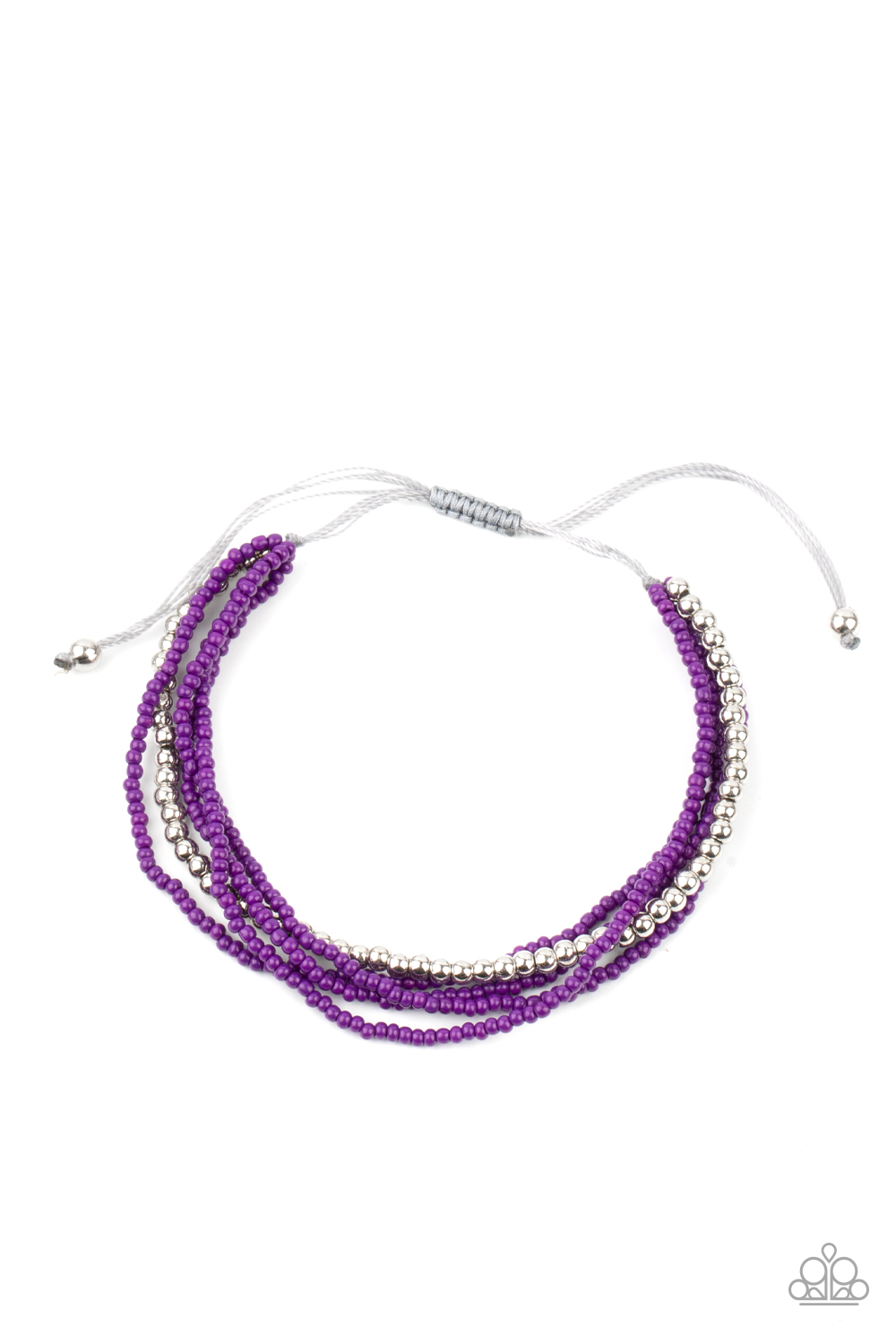 Paparazzi Accessories All Beaded Up Purple Paparazzi Accessories 4107