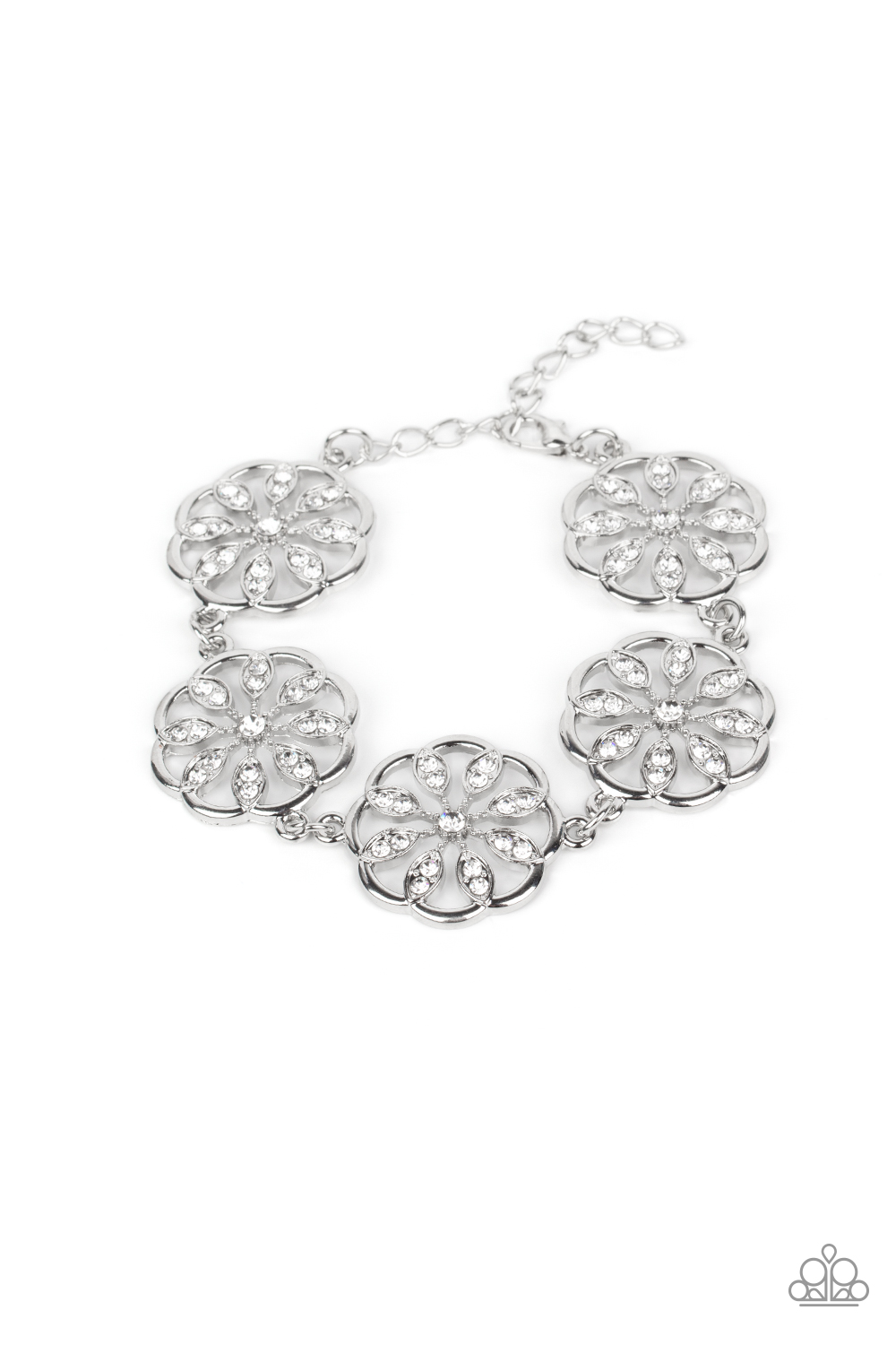 Paparazzi Accessories: Blooming Bling - White