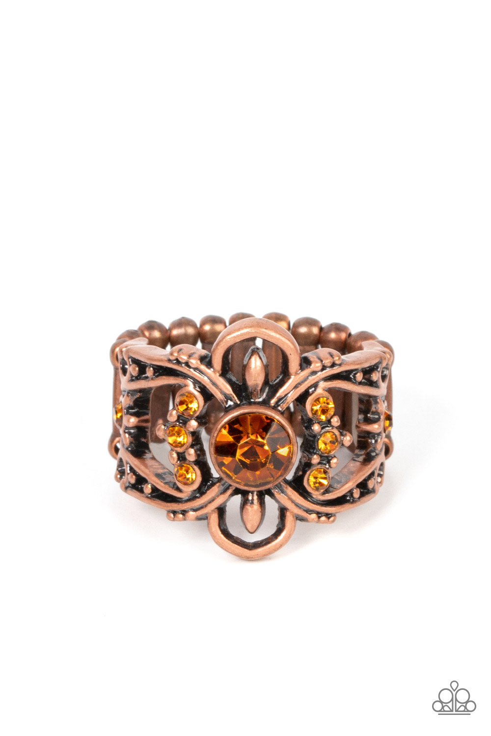 Paparazzi Accessories: We Wear Crowns Here - Copper | Paparazzi Accessories