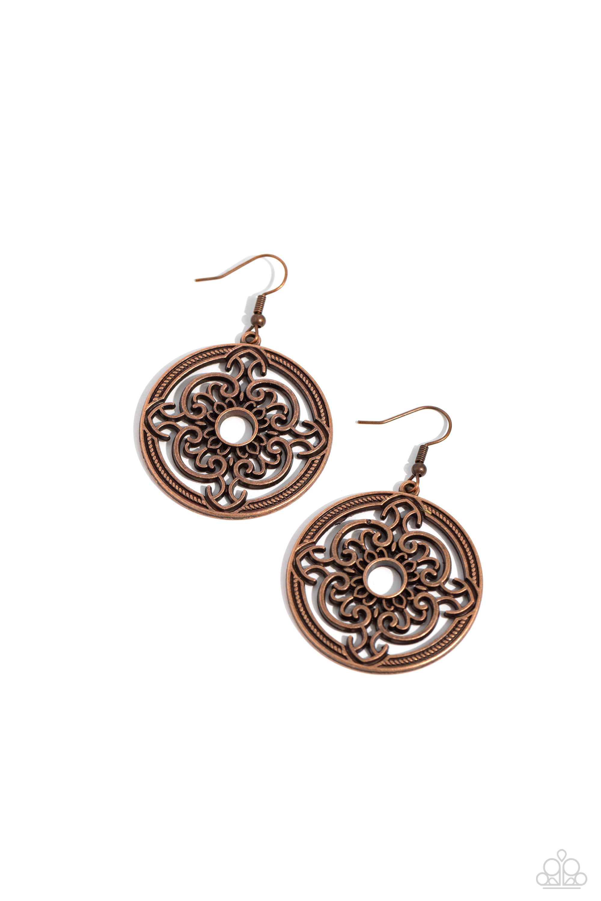 Paparazzi Accessories: Mandala Meditation - Copper | Paparazzi Accessories