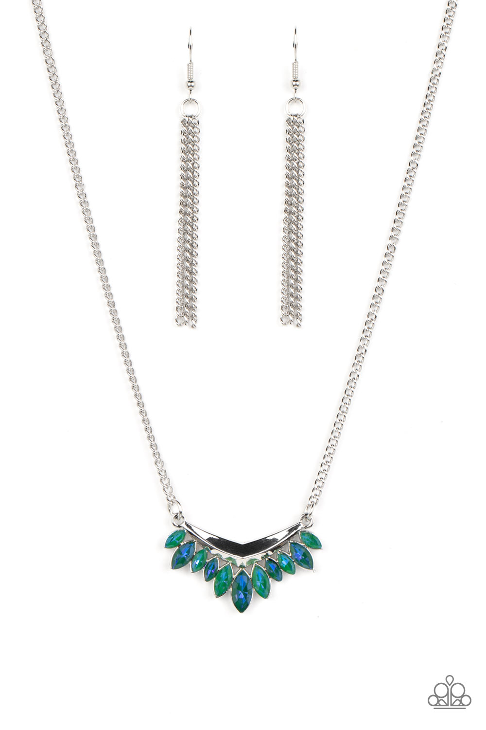 Paparazzi Accessories: Flash of Fringe - Green | Paparazzi Accessories