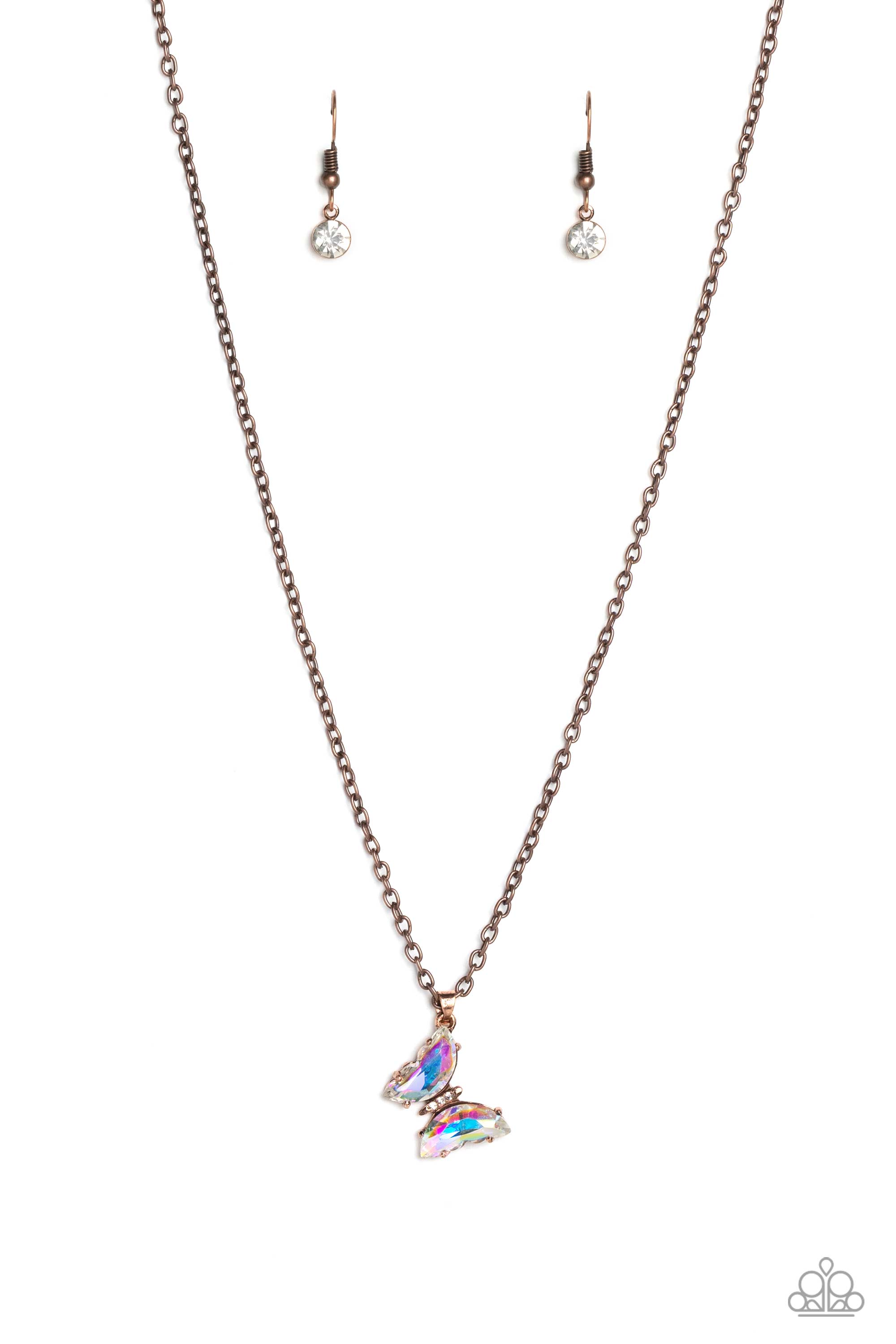 Paparazzi Accessories Butterfly Lullaby Copper Paparazzi Accessories