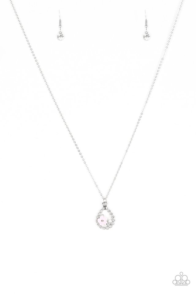 Serene Spring Showers - Pink - Paparazzi Necklace Image