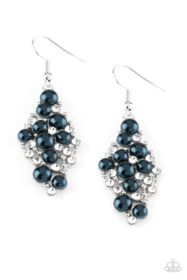 Famous Fashion - Blue - Paparazzi Earring Image