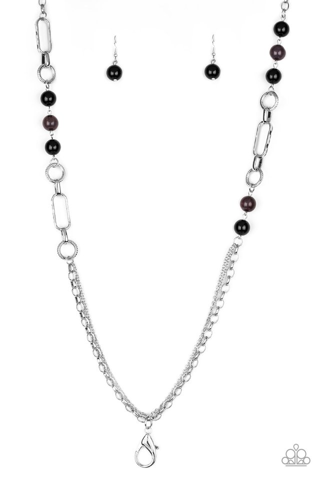 CACHE Me Out - Black - Paparazzi Necklace Image