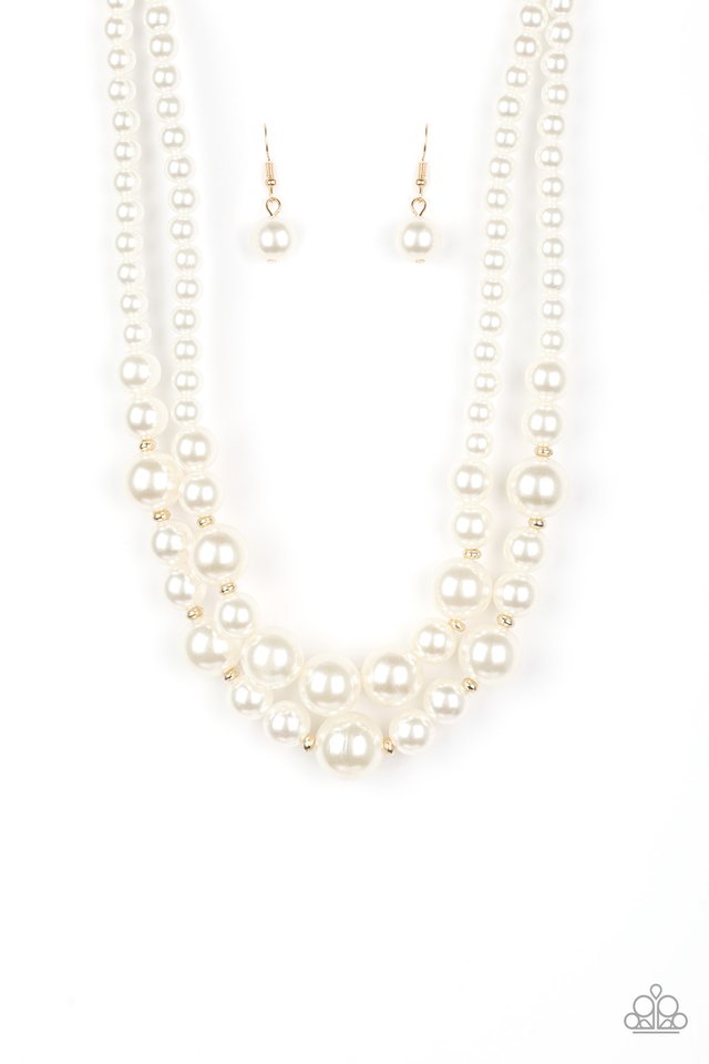 The More The Modest - Gold - Paparazzi Necklace Image