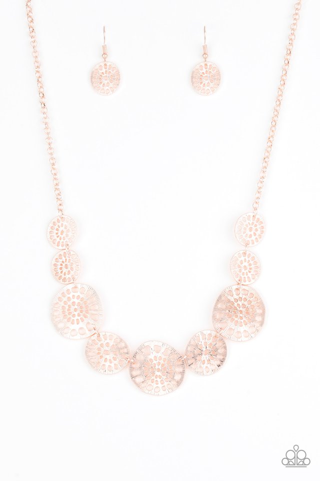 Your Own Free WHEEL - Rose Gold - Paparazzi Necklace Image