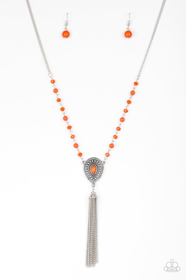 Soul Quest - Orange - Paparazzi Necklace Image