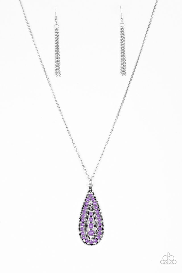 Tiki Tease - Purple - Paparazzi Necklace Image