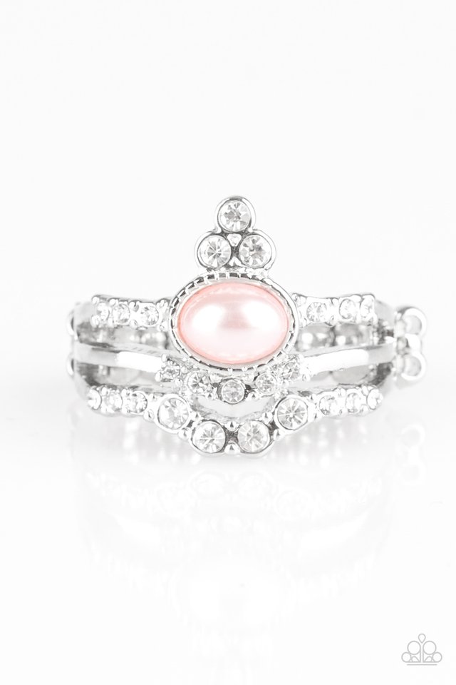Timeless Tiaras - Pink - Paparazzi Ring Image