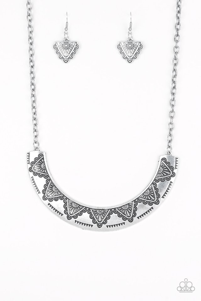 Persian Pharaoh - Silver - Paparazzi Necklace Image