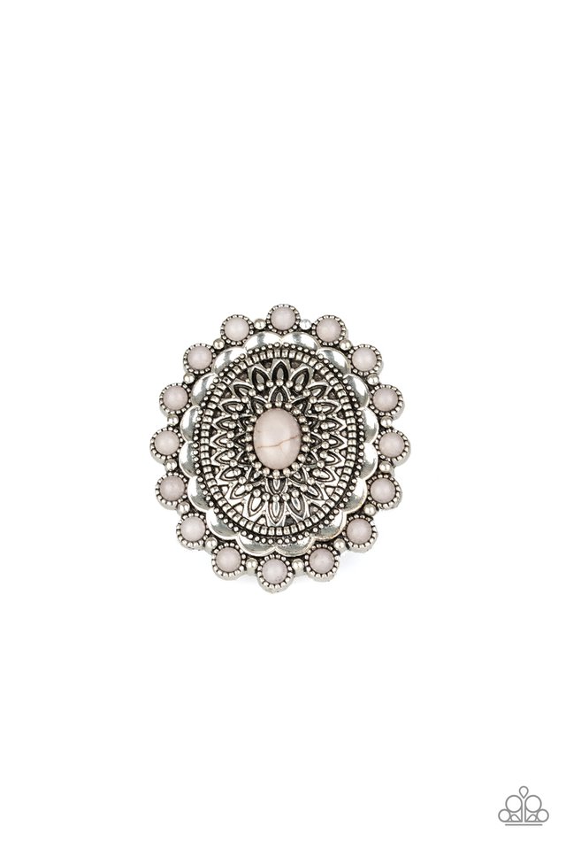 Mesa Mandala - Silver - Paparazzi Ring Image