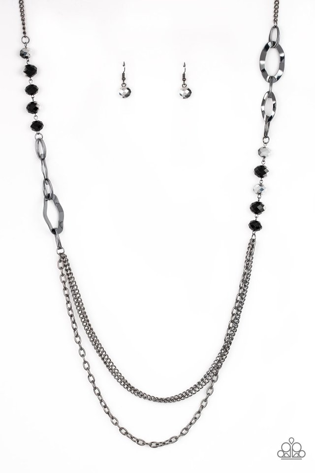 Modern Girl Glam - Black - Paparazzi Necklace Image