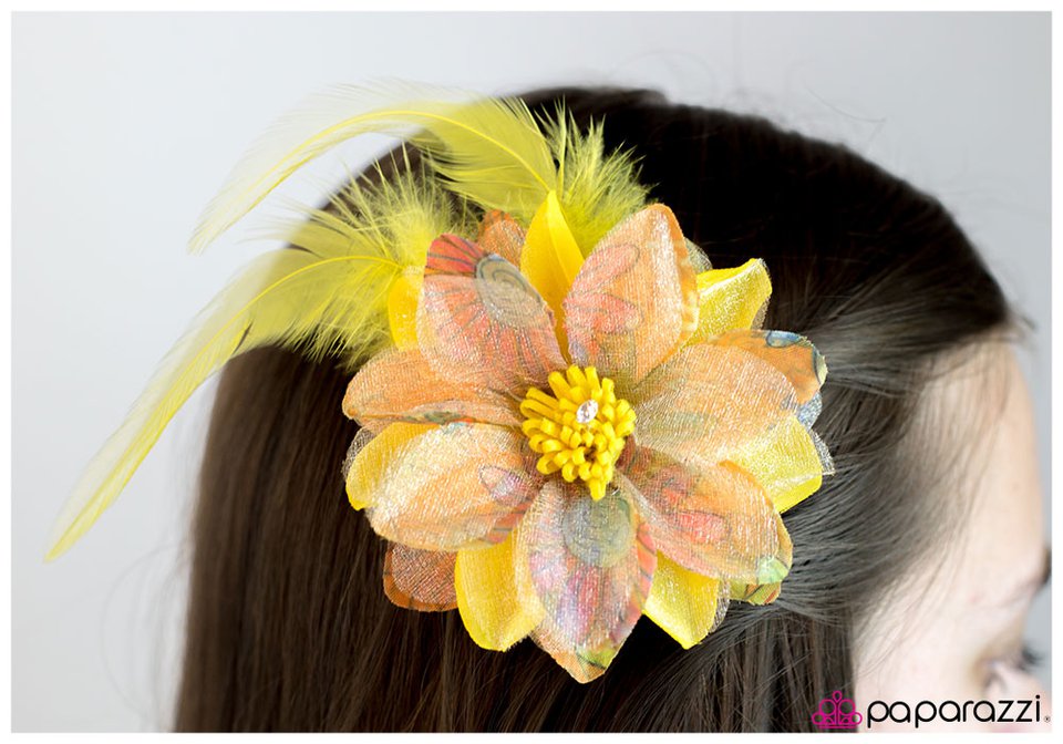 Blue and Yellow Hair Accessories - wide 2