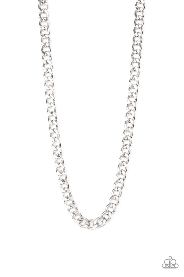 Alpha - Silver - Paparazzi Necklace Image