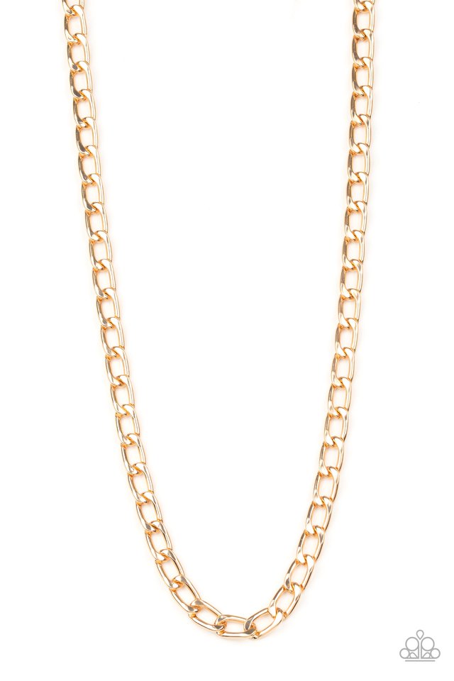 Big Win - Gold - Paparazzi Necklace Image