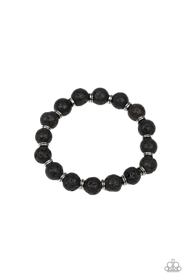 Luck - Black - Paparazzi Bracelet Image