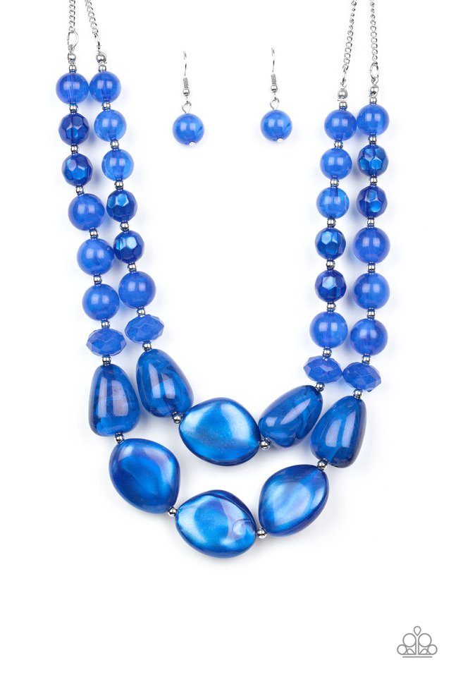 Beach Glam - Blue - Paparazzi Necklace Image