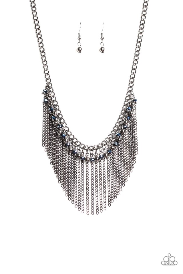 Divinely Diva - Blue - Paparazzi Necklace Image