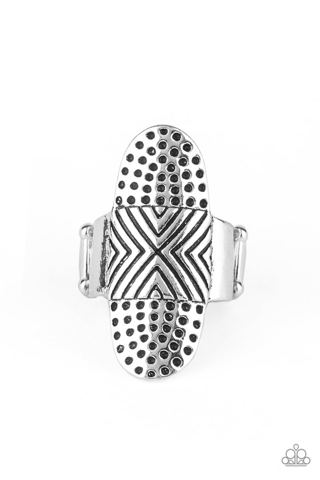 Guru Grunge - Silver - Paparazzi Ring Image