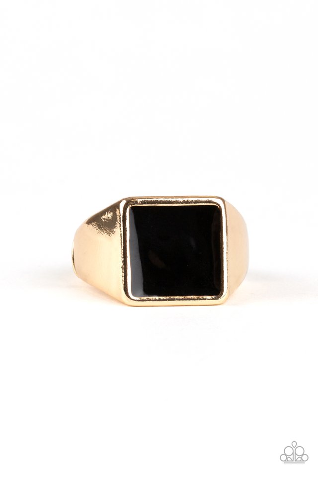 Fresh Start - Gold - Paparazzi Ring Image