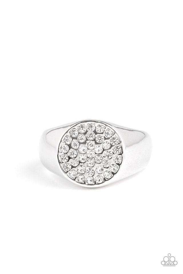 Conquest - White - Paparazzi Ring Image