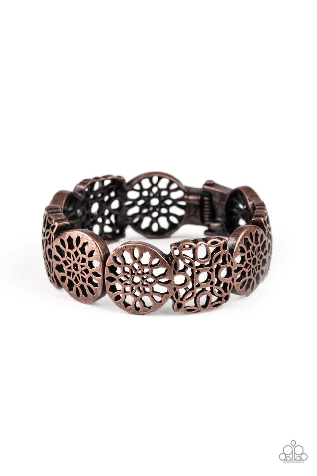 Mandala Mixer - Copper - Paparazzi Bracelet Image