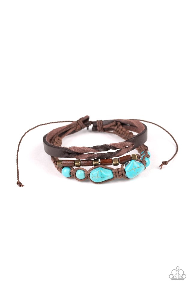 Trail Magic - Blue - Paparazzi Bracelet Image