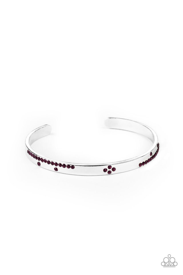 Dainty Dazzle - Purple - Paparazzi Bracelet Image