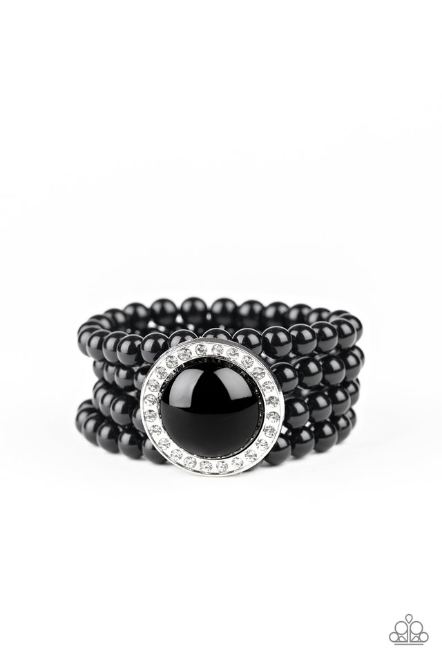 Top Tier Twinkle - Black - Paparazzi Bracelet Image