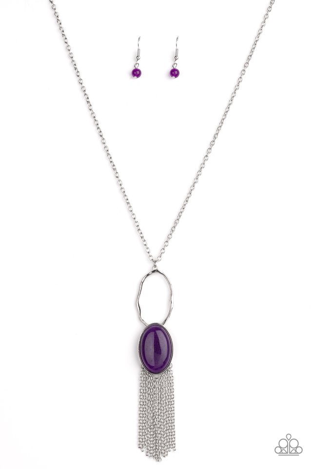 Dewy Desert - Purple - Paparazzi Necklace Image
