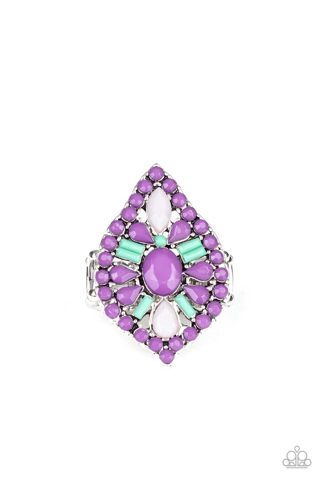Jungle Jewelry - Purple - Paparazzi Ring Image