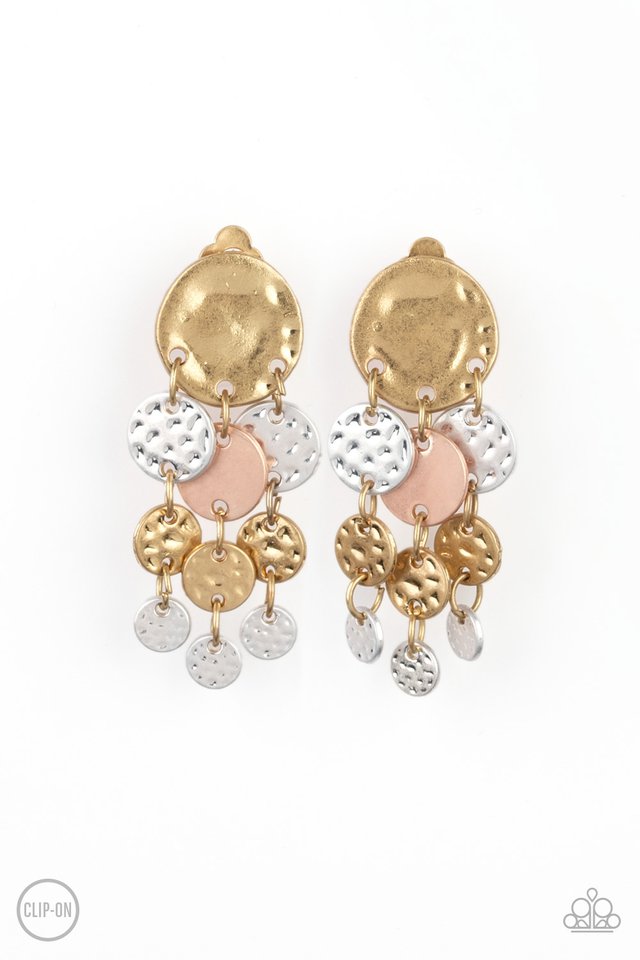 Do Chime In - Multi - Paparazzi Earring Image