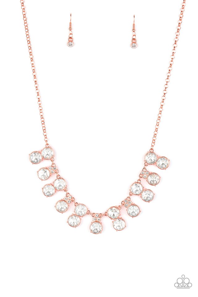 Top Dollar Twinkle - Copper - Paparazzi Necklace Image