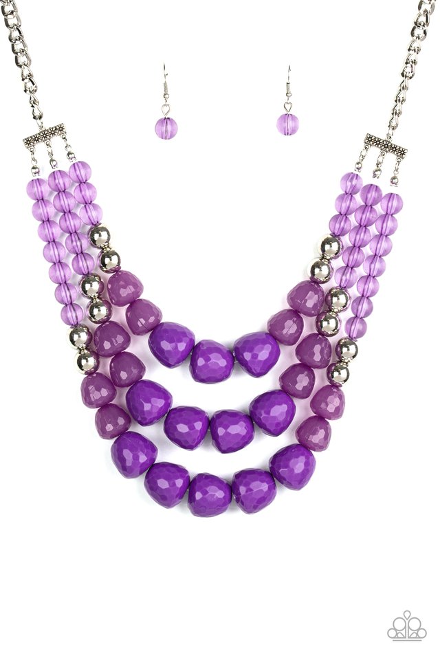 Forbidden Fruit - Purple - Paparazzi Necklace Image